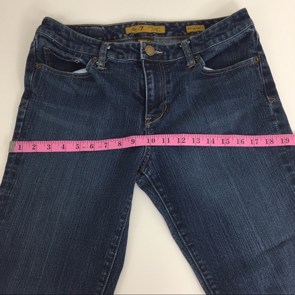 Seven7 Straight Leg Women’s Jeans Size 8 - Picture 5 of 8